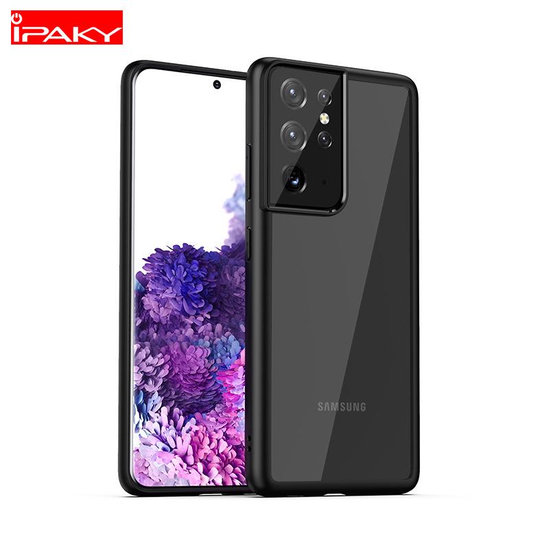 

Samsung S21 Zipper Phone Case Protective Soft Cover for S21 Plus/Ultra S21 Ultra чёрный