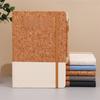 Eco Wood Spliced Faux Leather A5 Notebook 80G Thick Paper Office Journal