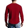 Men's Casual Knit Button-Up Long-Sleeve Shirt
