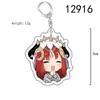 Genshin Impact 2D Keychain: Nilou, Nahida, Amber, Kaeya, Tighnari, Kazuha Pendant