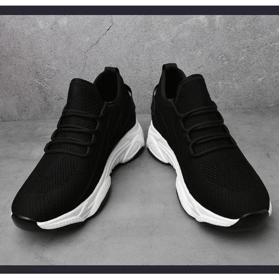 

Casual heightening shoes 8cm height increase shoes for summer breathable 6cm elevator shoes Increasing men sneakers 2025 43 чёрный