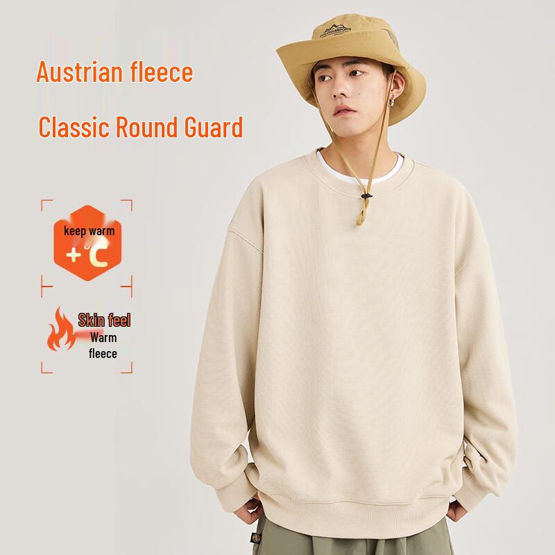 Sweatshirt en polaire à col rond pour homme Hiver JEANSWEST LIFE