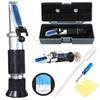 Glycol Refractometer Car 1.10-1.40sg Antifreeze Battery Acid Engine Coolant Tester Tool Handheld  Auto Optical Instrument