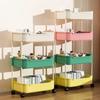 3/4 Layer Trolley Rack Kitchen Floor Bedroom Multi-layer Snacks Mobile Phone Bathroom Storage Rack
