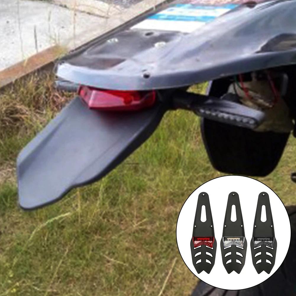 LED Motorcycle Rear Fender Tail Light License Plate Holder Brake Lamp for Enduro Motocross Dirt Bike Motorcycle Accessories