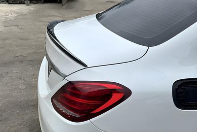 Spoiler (Sunplex, negru) (125,9cm*6cm) pentru Mercedes C-class W205 2014-2021