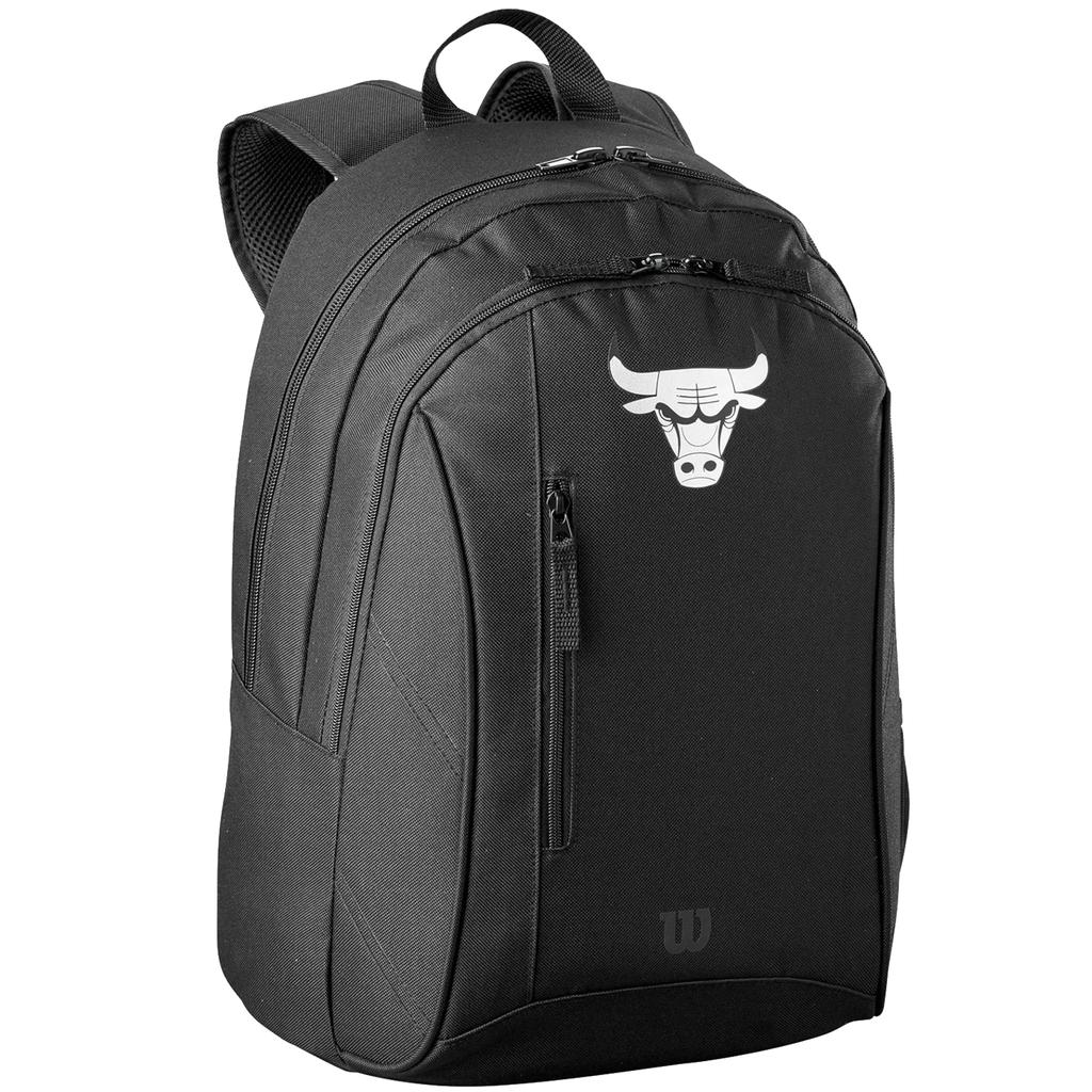 Wilson NBA Team Chicago Bulls Backpack, Unisex Black Backpack