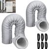 Portable AC Hose Insulating Sleeve, Set of 2, Portable Air Conditioners, Insulated Hose Cover, Suitable for Exhaust Air Hose with a Diameter