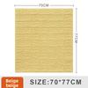 3D Tile Brick Wall Sticker Self-adhesive Waterproof Foam Wallpaper 10 Pcs 35x30cm