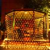 1.5x1.5m/3x2m/6x4m LED Strip Net Mesh Fairy String Lights Christmas Garland Outdoor Home For Wedding/Party/Garden Decor With EU Plug