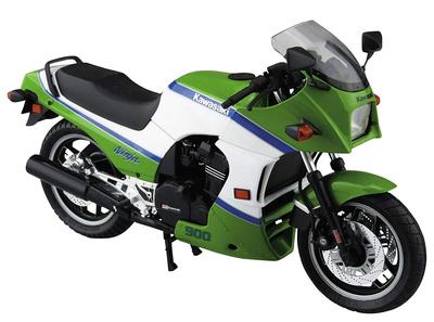 Aoshima Bunka Kyozaisha Bike Series Kawasaki GPZ900R Ninja A2 Type Plastic Model 1/12 No.43