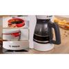 Cafetière filtre - bosch - tka3m131 mymoment - blanche - verseuse verre - fonction aroma plus - maintien au chaud jusqu'à 60 min