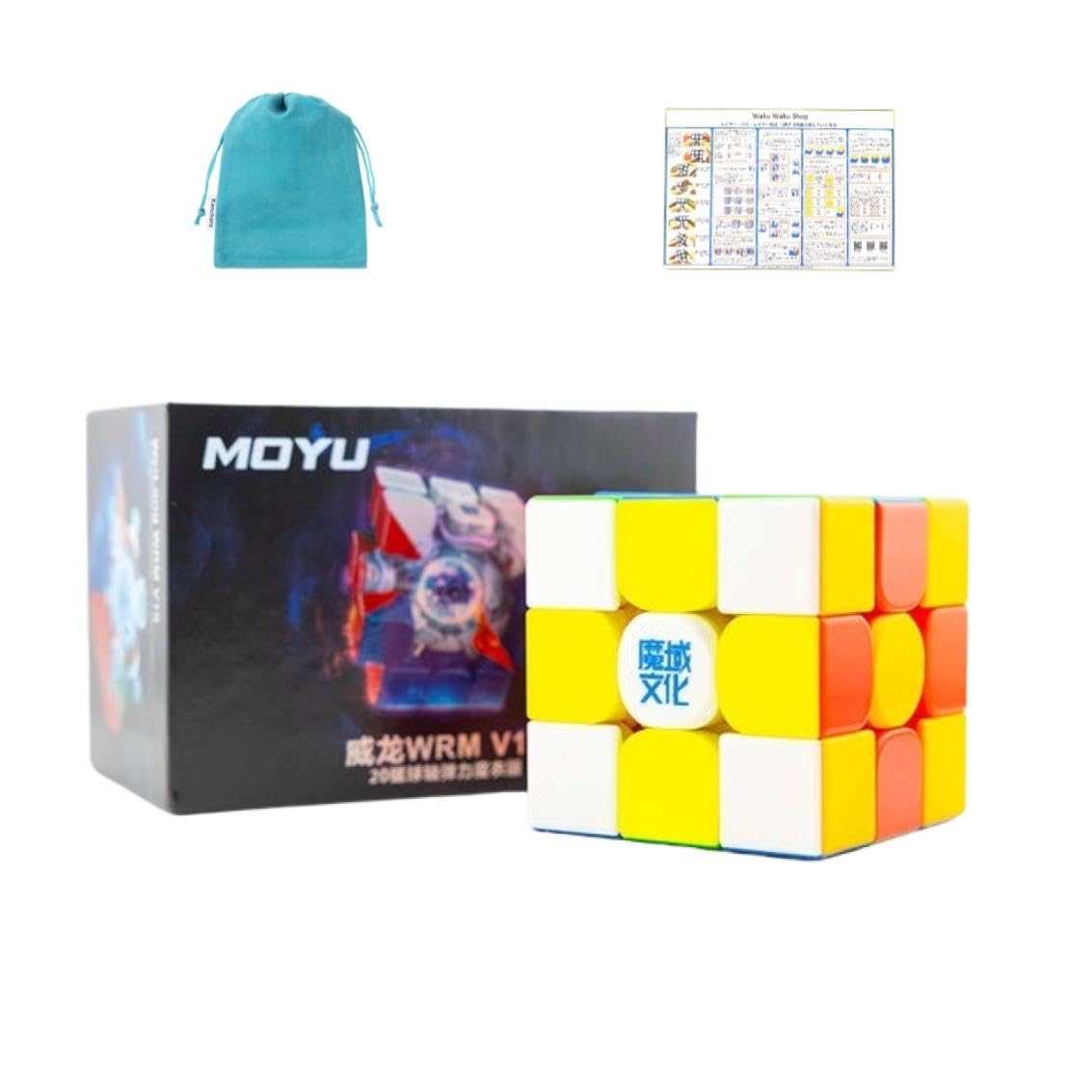 

Moyu WeiLong WRM V10 Series Cube Strategy Pouch Cube для соревнований Spring UV Coating [Японский и в комплекте/подлинный] (20-магнитная версия с шариковым сердечником)