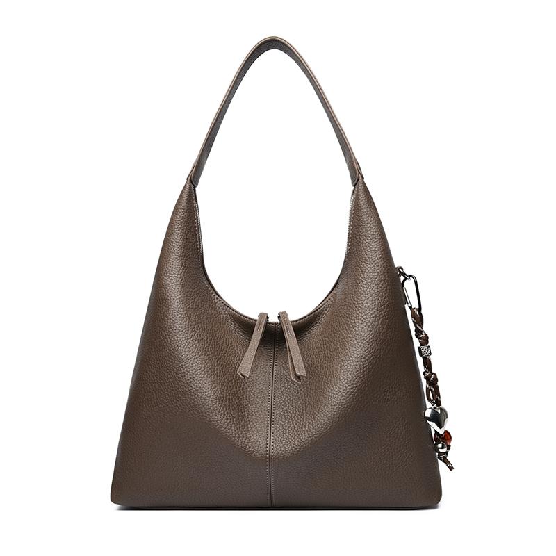 Large Capacity Tote Bag Vintage Shoulder Underarm Bag