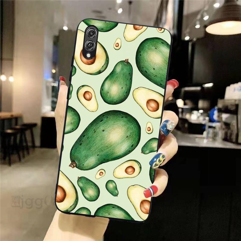 Avocado Ästhetik Handyhülle Für Honor 70 50 20 7S X9 X8 X7 Magic 4 3 Pro Weiche Schwarze Handyhülle
