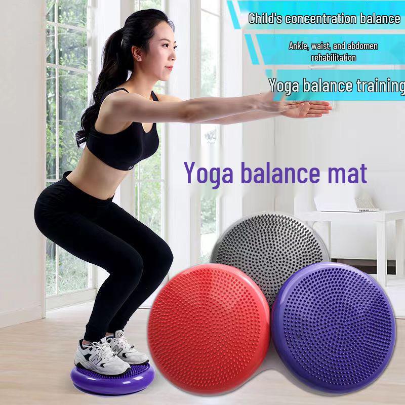 Verdicktes Yoga Balance Pad & Massageball für Knöchel-Reha und Kinder-Fitness