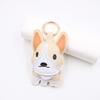 Vintage Puppy Small Keji Leather Pendant Key Chain+cute Cartoon Puppy Leather Gift Car Key Chain