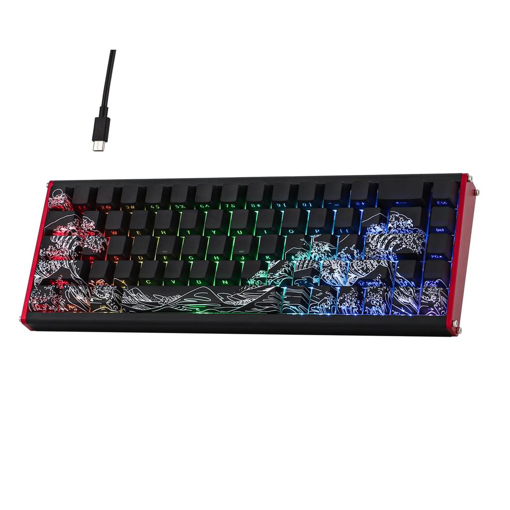 MechLands AJAZZ ALUX68 HE Aluminum Rapid Trigger Gaming Keyboard Magnetic Switch Wired Hall Effect Keyboard 8K Polling Rate Latency with RGB Backlight