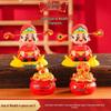 Cute God of Wealth Ornament Set