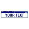 1pc Fiji License Plate Frame Waterproof Iron Art Home Garage Bar Wall Decor
