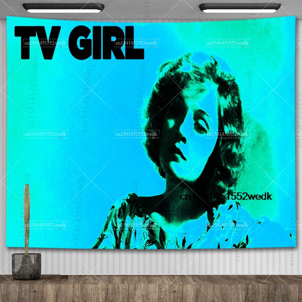 TV Girl Albums Who Really Cares Wall Poster Tapestry Psychedelic Couple Lover Art Tapestry Aesthetic Bedroom Decoration Painting