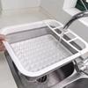 Foldable Kitchen Dish Drying Rack and Basket