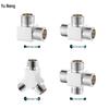 YUNENG Brass 3-Way Faucet Splitter Diverter