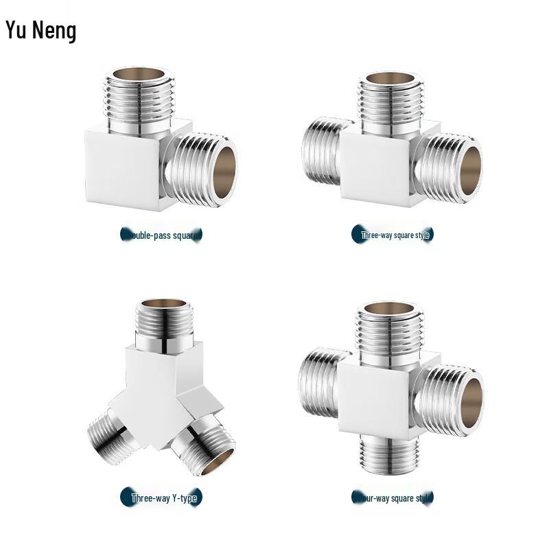 YUNENG Brass 3-Way Faucet Splitter Diverter
