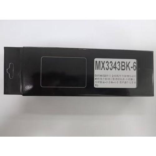 Musiclily Pro 6-String Locking Tuners for ST Strat/TL Telecaster Electric Guitars, Black Hex Buttons