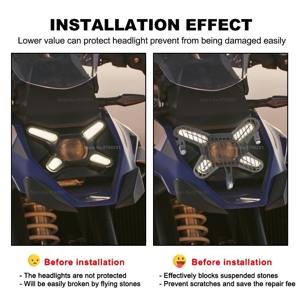 BMW R1300GS/ADV Motorcycle Front Headlight Protector Cover