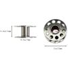 Fresh 25 Pcs Metal Bobbins For Sewing Machine With Storage Box Easy Install Easy To Use