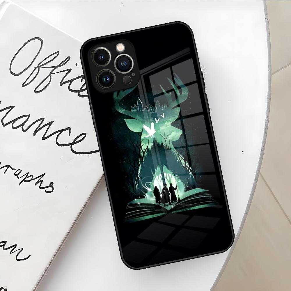 

P-PottErS Fashion H-HaRries Phone Case for Iphone 17 16 Air 15 14 12 11 13 Pro Max Mini X Xr Xs Se Puls glass Cover iPhone 16 Pro