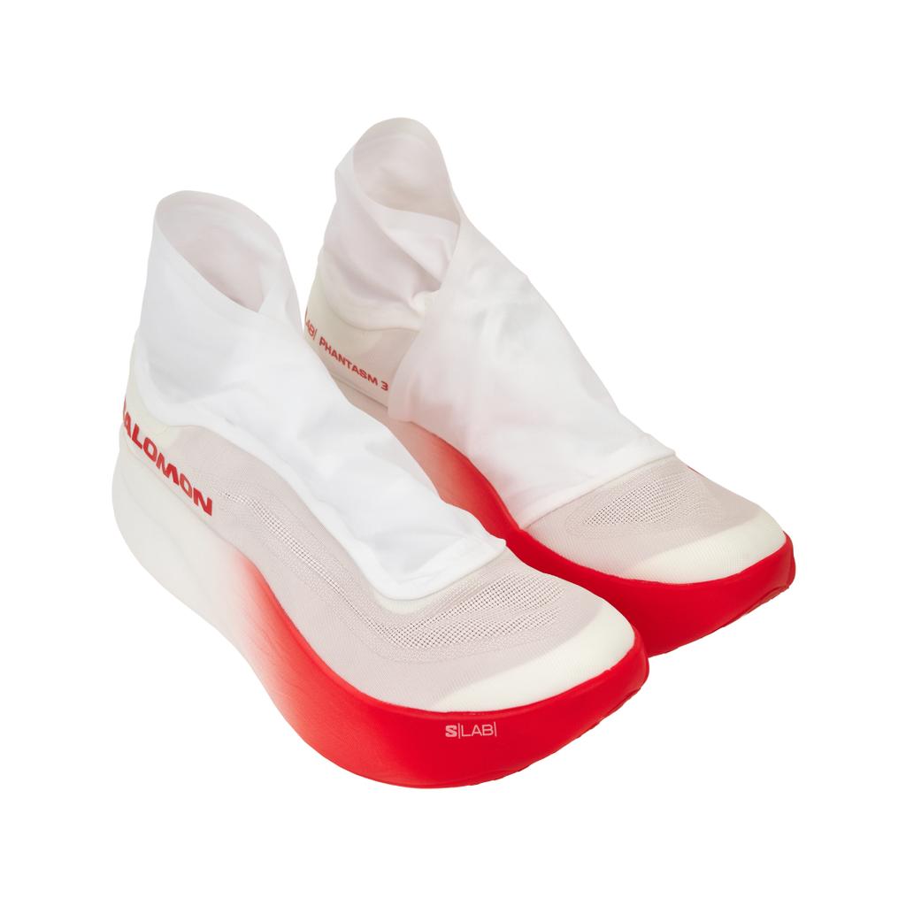 SALOMON S/Lab Phantasm 3 Ultraleichte Sensible Renn-Marathon-Schuhe Unisex Laufschuhe Weiß Rot L49161600