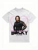 Genuine 2026 New Thunderbolt  Bucky Barnes Hearts Printed Plus Size Unisexs Short Sleeve Loose Crew Neck TShirt