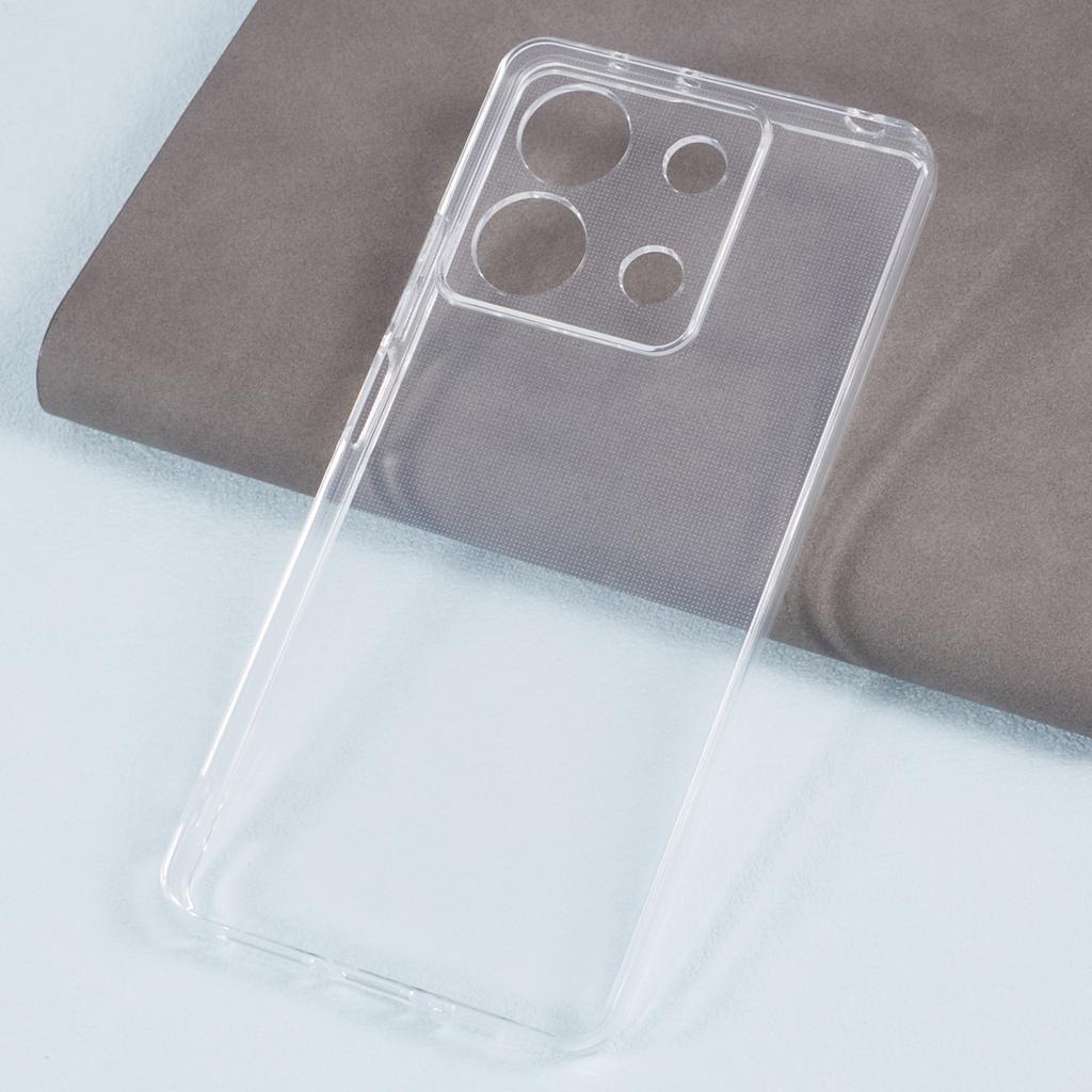 For Xiaomi Redmi Note 13 5G/13 5G (China) Clear Case Watermark-free Slim-Fit TPU Phone Protector