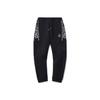 Li Ning Way Of Wade Letter Print 3D Cut Jogger Pants Men Bottoms Black AKLR047-1