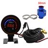 12V 24V LCD Digital Water Temp Gauge +26-40MM Adapter Joint Pipe Sensor with 10mm Temperature Sensor  for Motorcycle Truck Meter