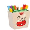 Food Stacker Toy Color Recognition Children Wooden Puzzle Wood Game for Birthday Gift