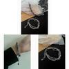 Geometric Cat Eye Stone Couple Bracelet With Handmade Chain For Men And Women