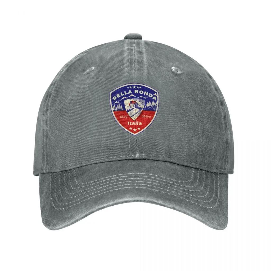 Sella Ronda Italy Skiing Ski Mountains Skier Dolomiti Baseball Cap fishing caps Unisex Icon New Hat Womens Hats  Unisexs
