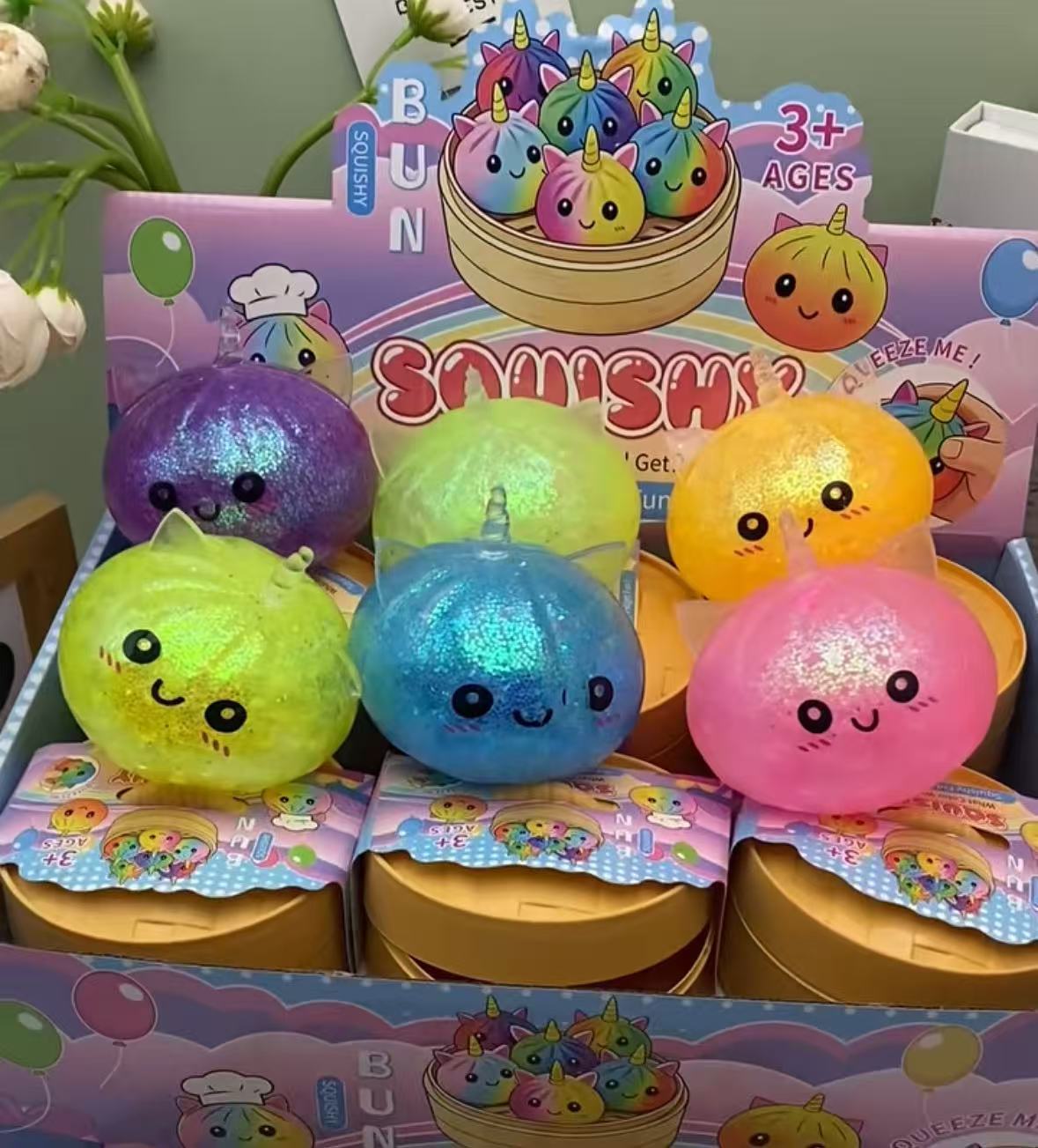12pcs/Full Case 8.5cm Unicorn Baozi