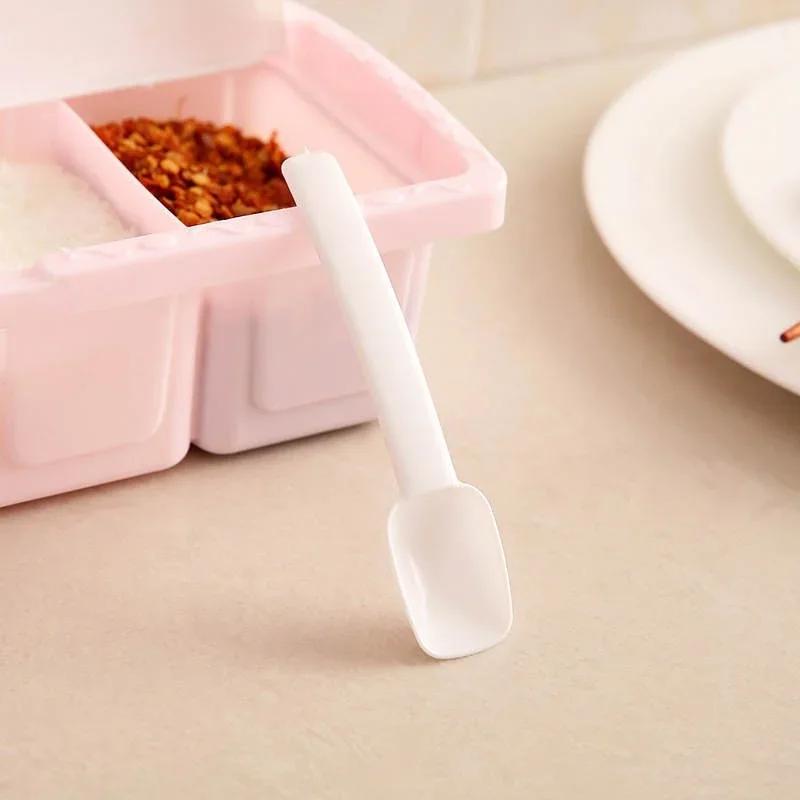 Multiple Colors Plastic Seasoning Box Suitable Make Food Cook Seasoning Storage Box Household Dustproof Seasoning Accessories