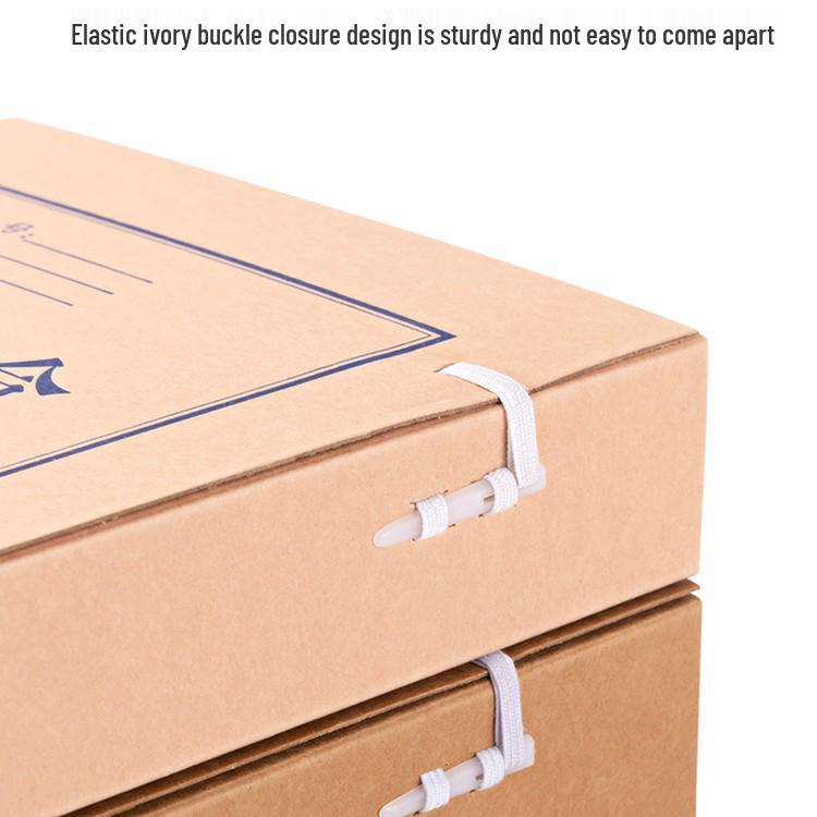 Kraft Acid-Free Thickened Archive File Boxes - 50 Pack