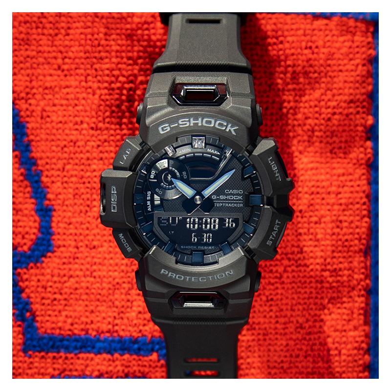 Casio G-SHOCK G-SQUAD series shockproof, antimagnetic, multifunctional running sport, quartz movement, resin strap, Japanese and Korean GBA-900-1APR