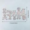 Family Members Craft Metal Templates Cutting Dies Stencil Scrapbooking Album Paper Cards Decorative Craft Embossing Die