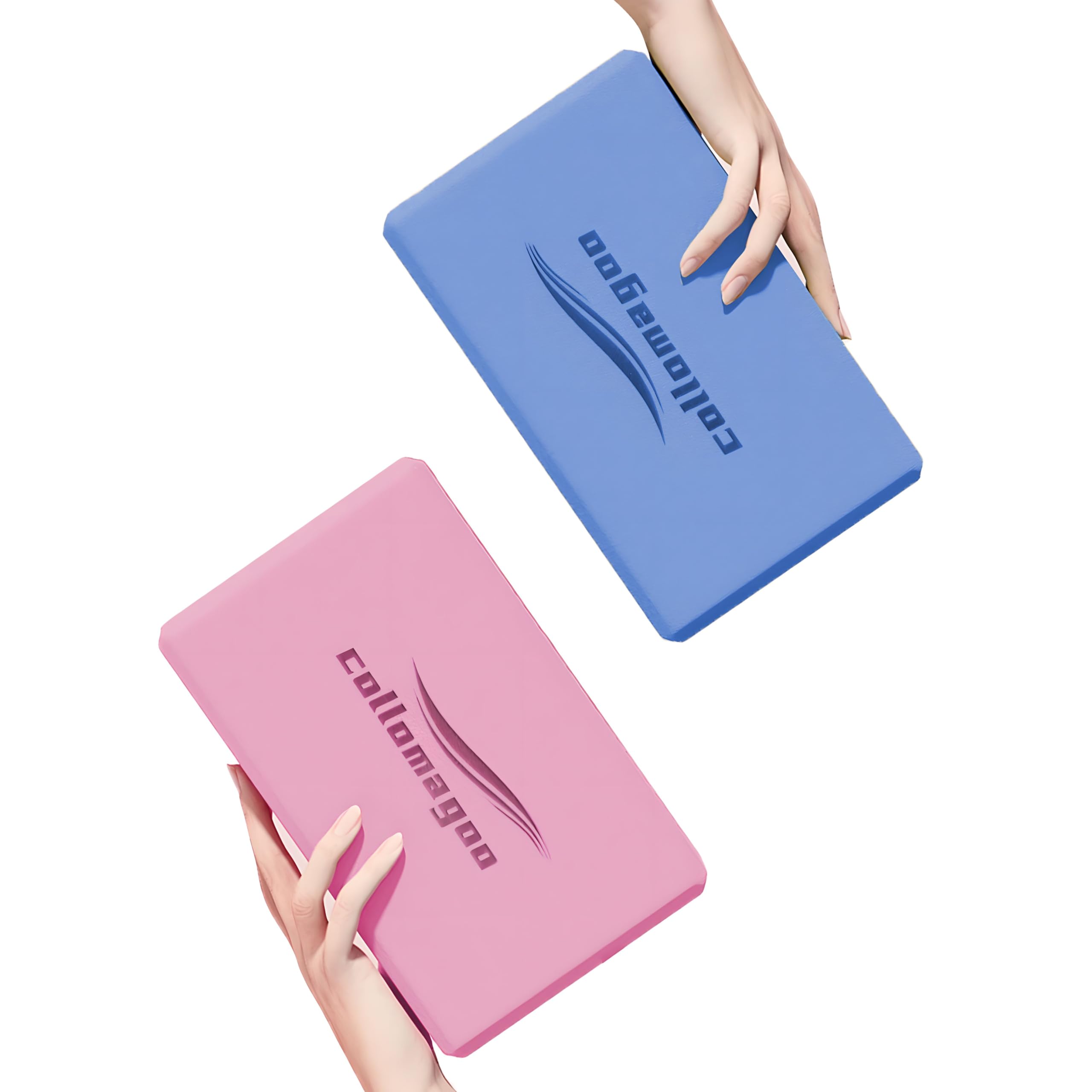 

Набор блоков для йоги COLLOMAGOO из 23 x 15 толщиной высокой плотности EVA Water Yoga Soft Core Fitness Exercise Yoga Yoga Yoga Brick 2, см, 7,5 см, Материал,