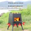 OEING Portable Foldable Outdoor Wood Burning Stove