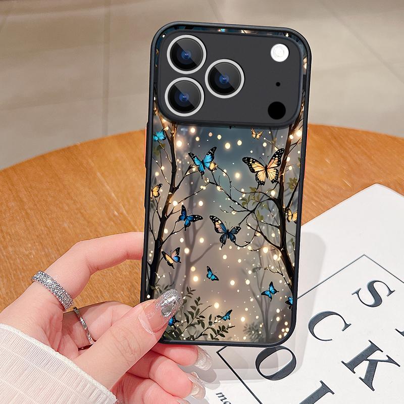Ink Painting Patterns Phone Case For iPhone Air 16e 17 16 15 14 17 Pro Max 13 12 Pro 17 Shockproof Hard PC Soft Edge TPU Cover