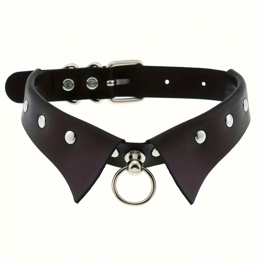 Collana Girocollo Gotica Vintage con O-Ring e Campanellino Stile Cravatta Collare Stile Y2K Adatta per l'Uso Quotidiano Feste Vacanze Regalo per Amante