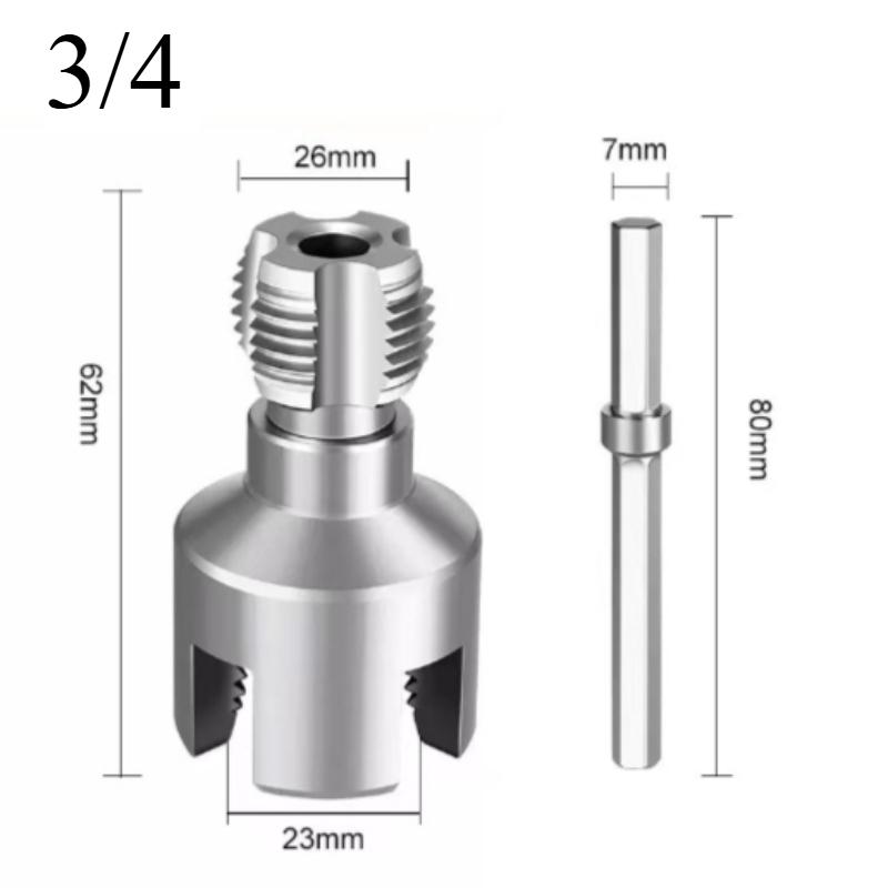 

Water Pipe Threader Tapping Tool Ppr/pvc Internal Thread External Thread Integrated Die Water Pipe Opener 1